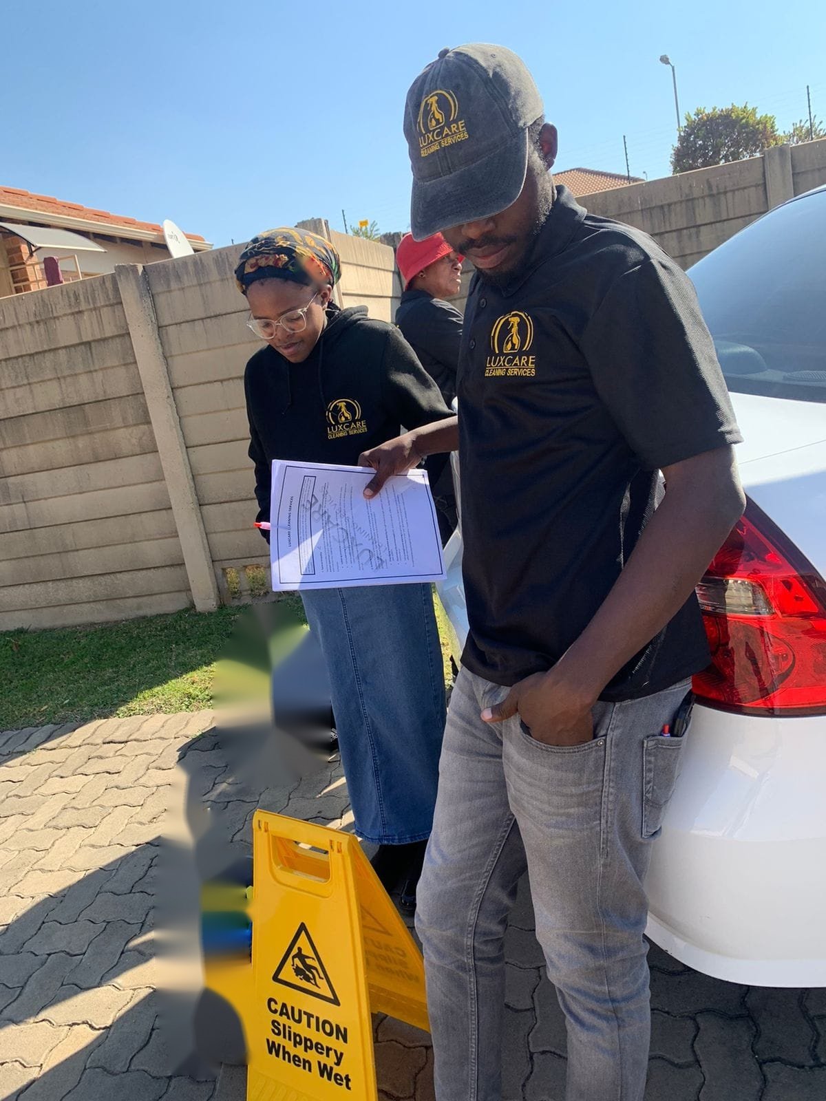 Team on site